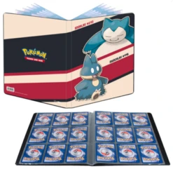 ASMODEE Up - Snorlax & Munchlax 9-Pocket Portfolio For Pokémon