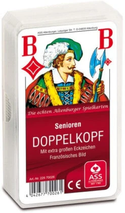 MATTEL Senioren Kaartspel, Dubbelkop , Frans Beeld
