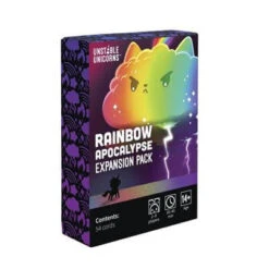 ASMODEE Unstable Unicorns Rainbow Apocalypse Expansion.