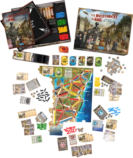 ASMODEE TICKET TO RIDE LEGACY LEGENDES UIT HET WESTEN - Afbeelding 2